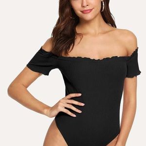 Black SHEIN body suit
